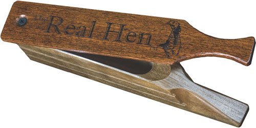 WoodHaven WH044 Real Hen Turkey Call Walnut Box with Cherry Lid