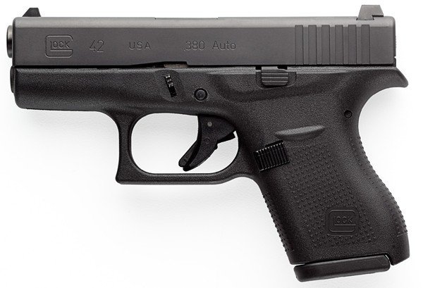 Glock 42 Gen3 Subcompact 380 ACP 3.25" Barrel Black