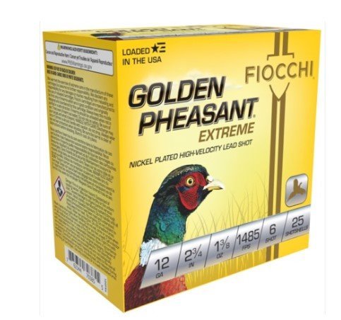 Fiocchi Golden Pheasant 12 Gauge 2.75 In 1-3/8oz #6 1ct