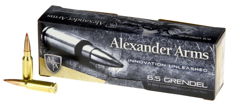 Alexander 6.5 Grendel 129Gr 20Rd 10Bx/Cs Hornady S
