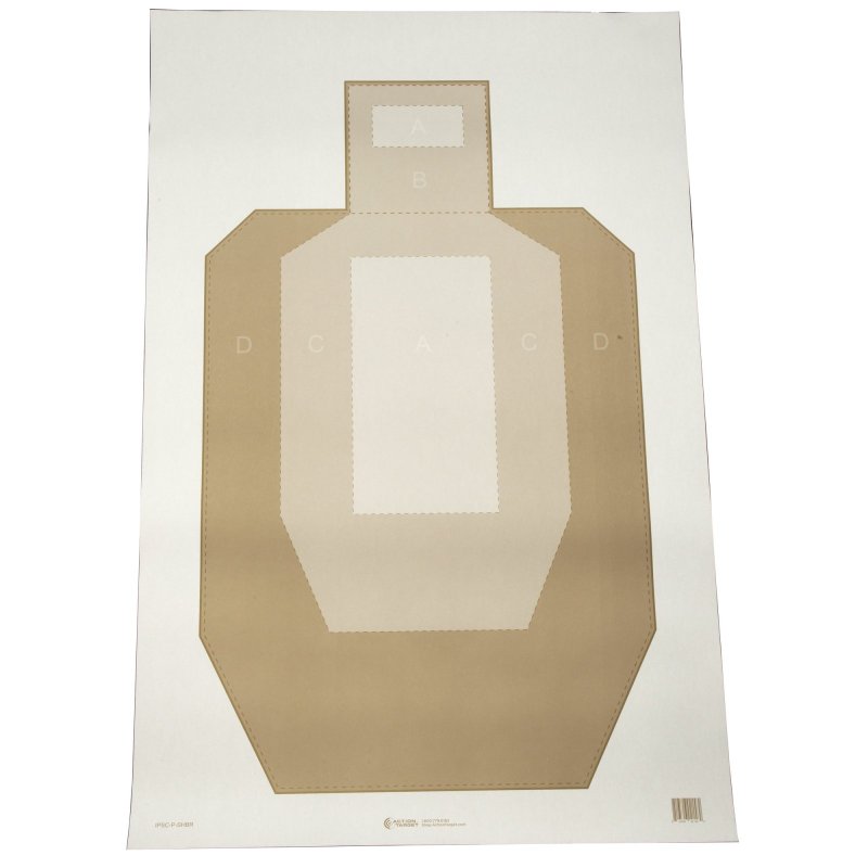 Action Target IPSC-P SHBR-100 100pk Brown Self-Healing Reusable