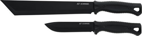 Schrade MACHETE/KNIFE COMBO 1259538 2 SHEATHS PROMO Q4