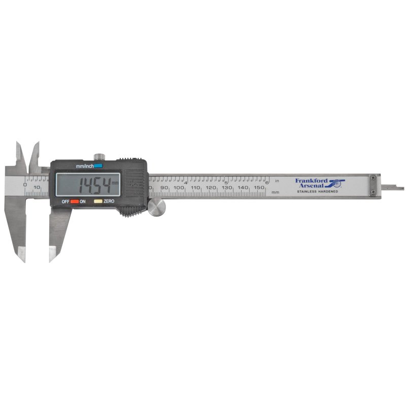 Frankford Arsenal 672060 Electronic Caliper 6 in Stainless Steel