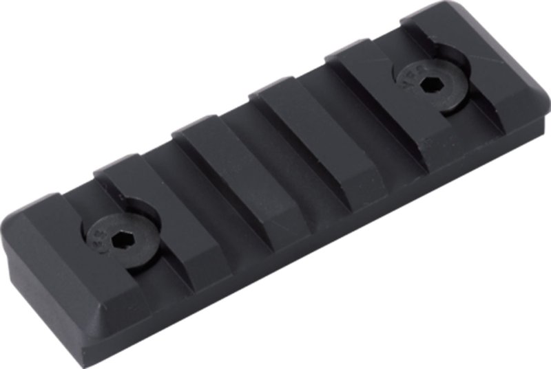 Timber Creek M5SPRBL M-LOK 5 Slot Picatinny Rail Black Anodized Aluminum