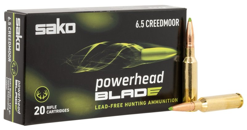 Sako JASPHB65CM120B PowerHead Blade 6.5 Creedmoor 120gr 20 Rounds