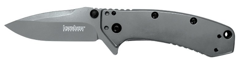 Kershaw Cryo 1555TI 2.75 In Drop Point Folder Knife Gray