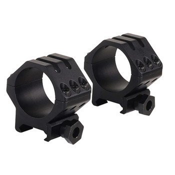 Weaver 48355 6-Hole Tactical Scope Rings 30mm Low Matte Black