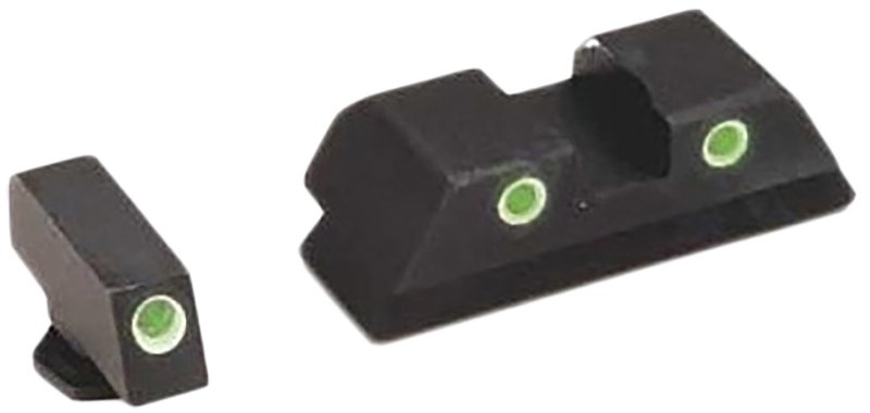 AmeriGlo GL113 Classic Tritium Sight Set for Glock Gen 1-5 9mm/.40/.45