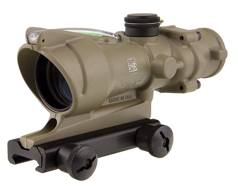 Trijicon ACOG TA31C100380 4x32mm FDE Illuminated Green Crosshair
