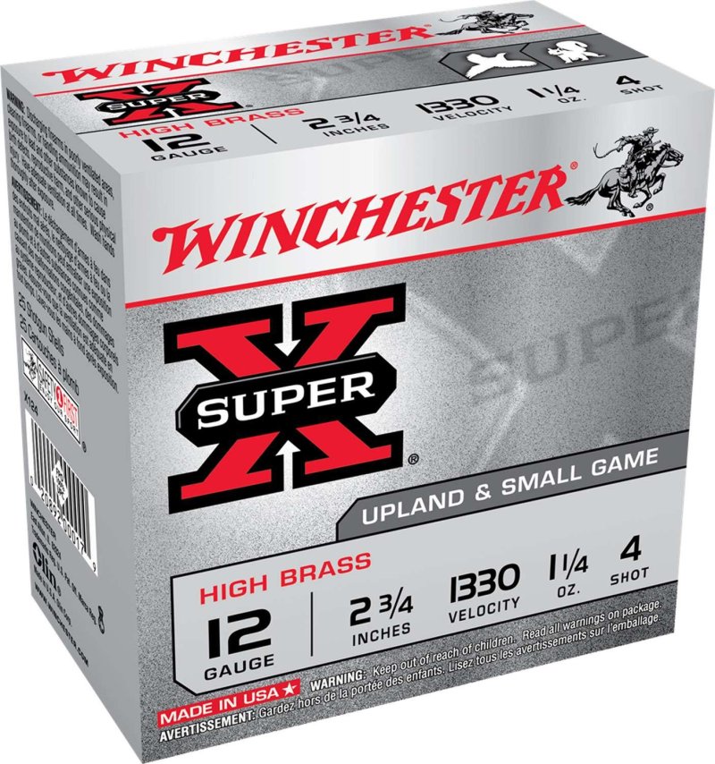 Winchester X413H4 Super X Heavy Game Load 410 Gauge 3" 3/4 oz 1100 fps 4 Shot