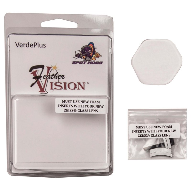 Feather Vision FV-FL-1020CL-C Verde Plus Lens Spot Hogg 2X Zeiss Glass