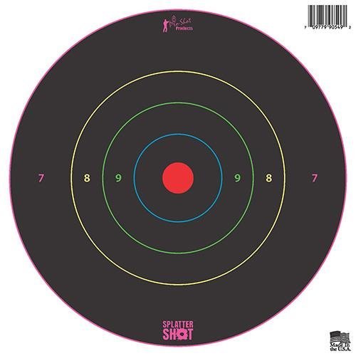 Pro-Shot 8 Bullseye Multi-Color Rings on Heavy Tag Paper 6/ct
