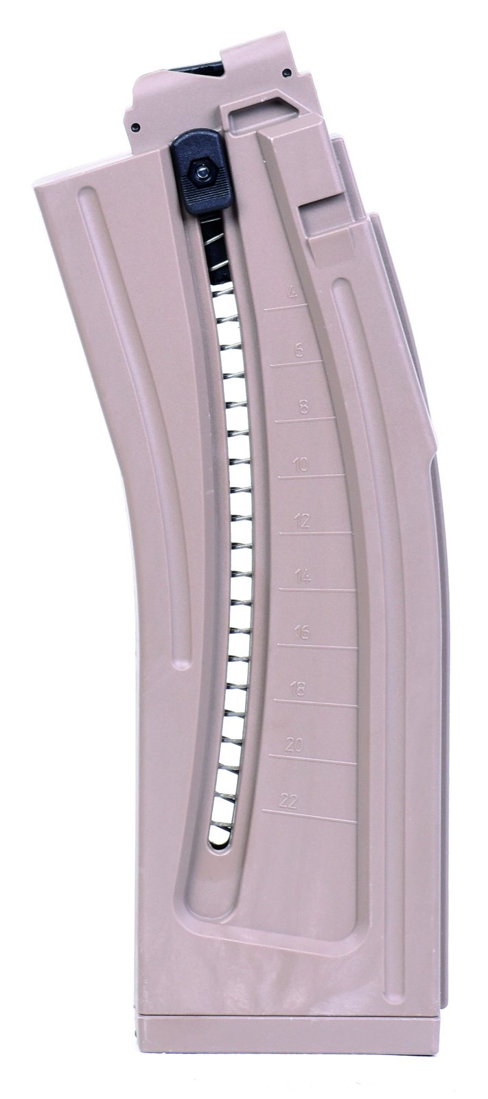 BLS Supply Mauser Rimfire M-15 .22 LR 22-Round Magazine Tan Polymer