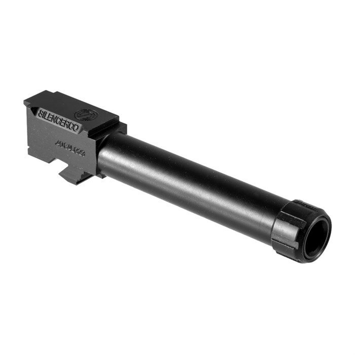 SilencerCo AC1757 Threaded Barrel 4.50" .40 S&W Black Nitride Steel