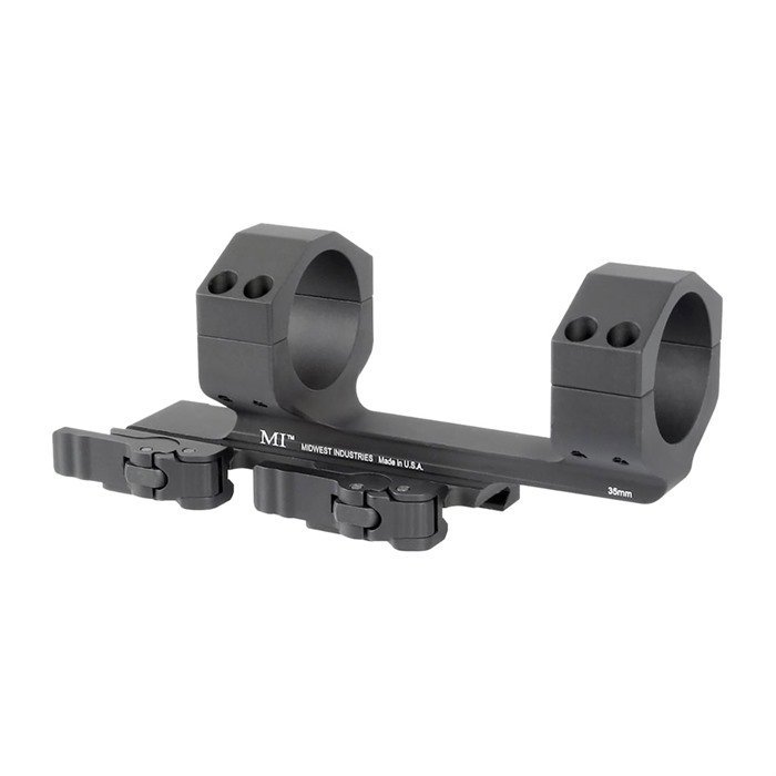 Midwest Industries MI-QD35SM 35mm QD Scope Mount, Black, 1.50" Offset