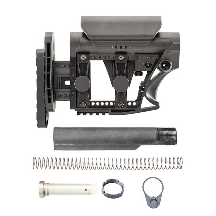 Luth-AR MBA-3K-M AR-15 Buttstock w/Buffer Assembly, Black, 18.5 oz