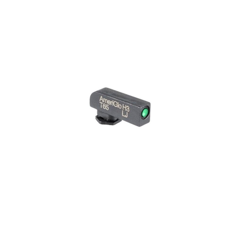 AmeriGlo GL-412-165 Tritium Front Sight for Glock Green Black Outline