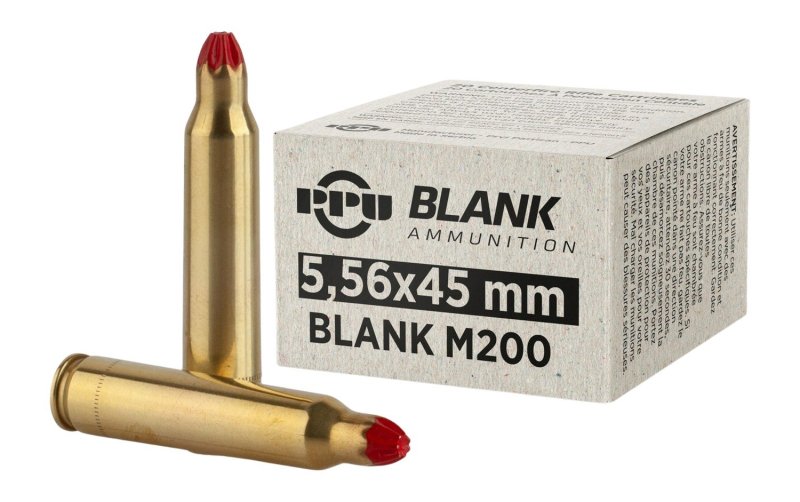PPU PPB51 5.56mm M200 Blank Ammunition 20 Rounds
