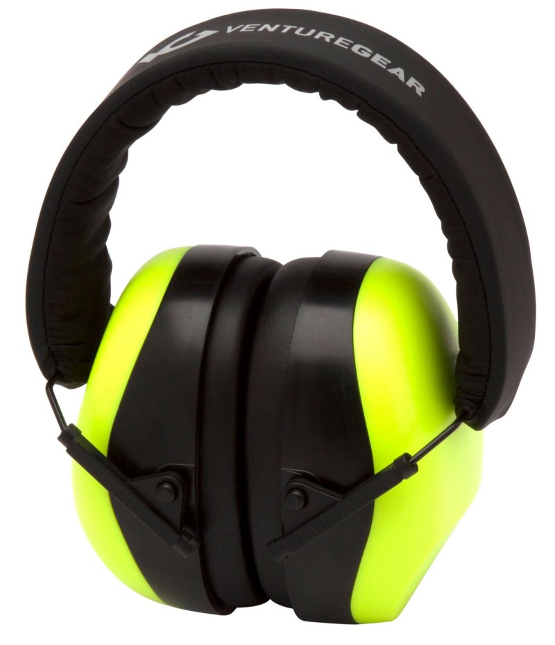 Pyramex Safety Venture Gear VG80 NRR 26dB Earmuff Hi-Viz Lime VGPM8031C