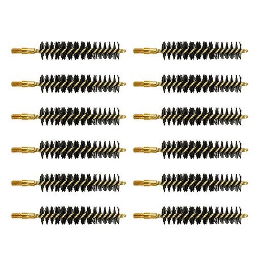 Brownells Heavy Weight Nylon Rifle Brush 44/45 Caliber 12 Pack