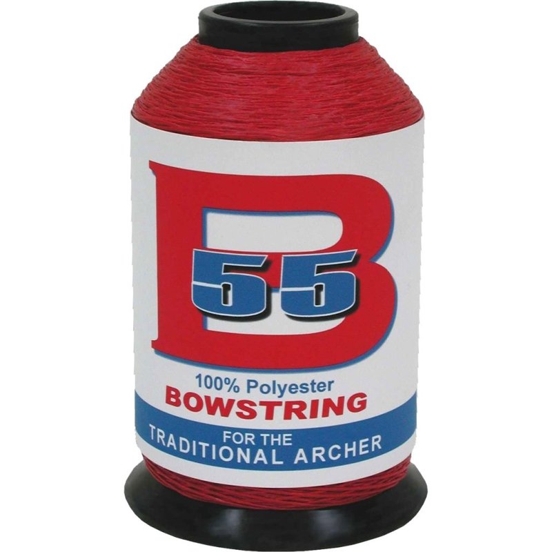 BCY B55 Bowstring Red 1/4 lb. Polyester Material