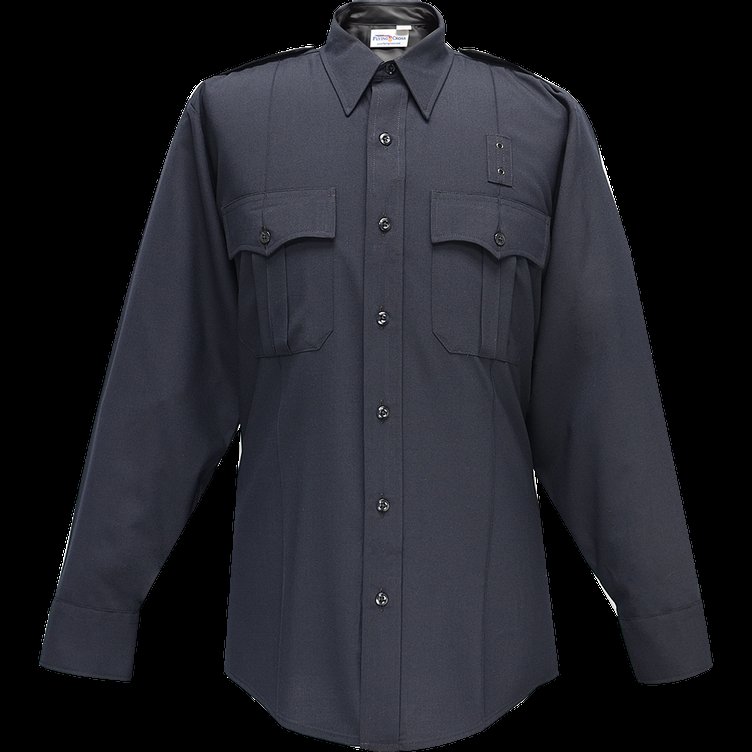 Flying Cross Justice Long Sleeve Shirt Zipper LAPD Navy (UPC 962705)