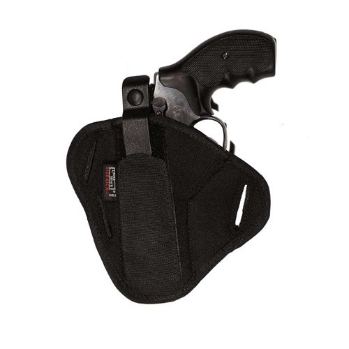 Uncle Mike's 86020 Super OWB Size 02 Black Kodra Nylon Belt Slide - Fits Medium Autos - Fits 4" Barrel - Ambidextrous