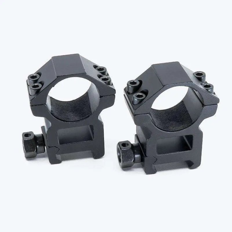 Riton Optics X1H 1 In High Profile Scope Rings 6061-T6 Aluminum Black