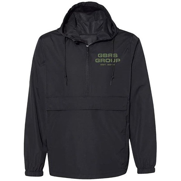 GBRS Group RG-BLKGRN-INS25-L Instructor Rain Jacket Large Black