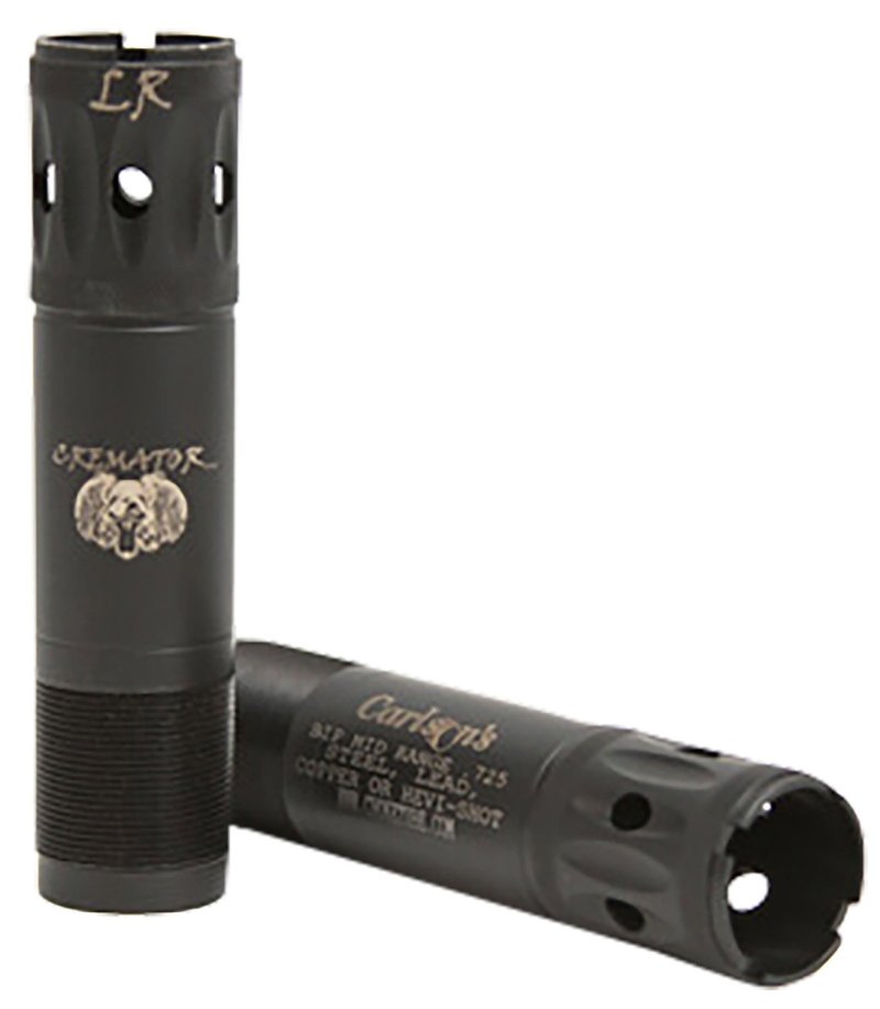 Carlson's Cremator 12 Gauge Choke Tubes, Mid/Long Range, Remington Ported, Waterfowl 2-Pack, Black 11532