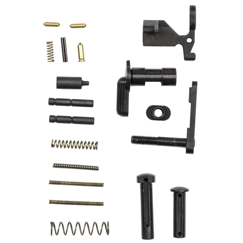 RISE Armament Black AR-15 Lower Parts Kit - Minus Trigger