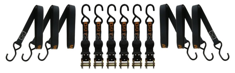 MUDDY MUD-DRS14-6PK 1"x14" Durable Ratchet Strap 6-Pack