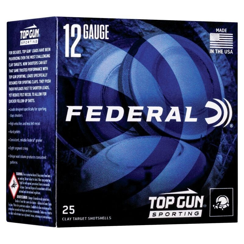 Federal Premium Top Gun 12 Gauge 2.75 In 1oz 7.5 Shot 25 Box