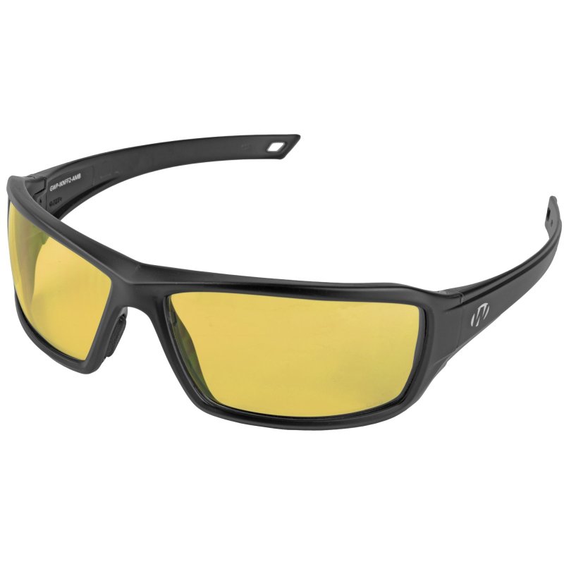 Walker's GWPIKNFF2AMB IKON Forge Ballistic Eyewear Amber Lens Black Frame