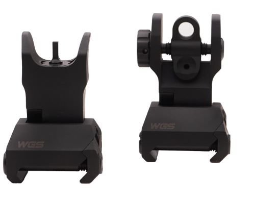 Williams Blackout AR-15 Picatinny Rail Folding Sight Adjustable Black