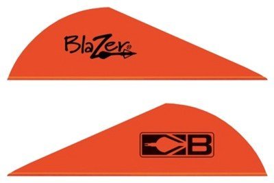 Bohning Blazer Vanes Neon Red 100 pk. 10832NR2 Universal Archery Stabilizer