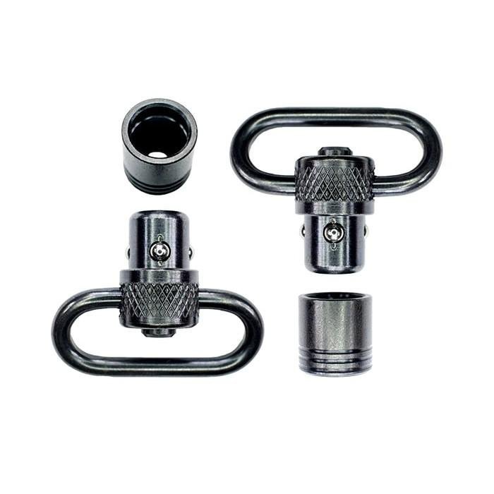 GrovTec US 1" Standard Push Button Swivel Set - Black