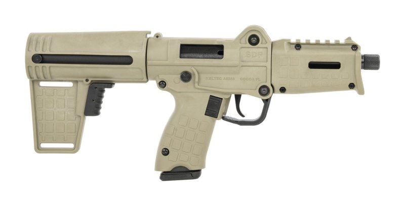 Kel-Tec SUB SDP 9mm Luger 6 In Threaded Barrel 17+1 SDP9TAN