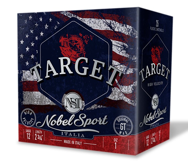 NSI Nobel Speed Target 12ga 2.75 In 1oz #8 1300 fps Shotshell