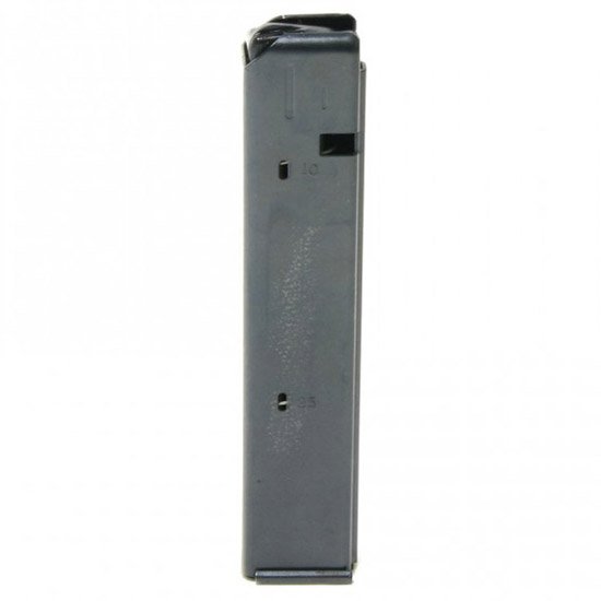 ProMag COLT SMG 9mm 32 Round Magazine Heat-Treated Steel Black Phosphate