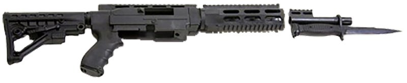 Archangel AA556R Stock Ruger 10/22 Black Synthetic 6 Position Adjustable