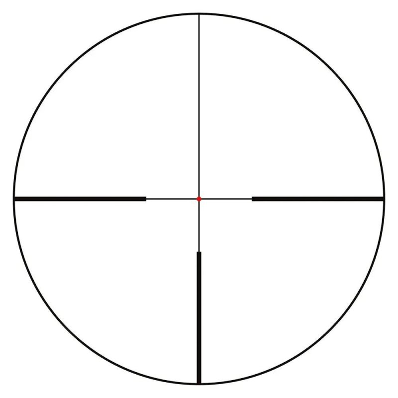 German Precision Optics Centuri Rifle Scope 2.5-15x44 30mm SFP G4i Illuminated Recticle Black