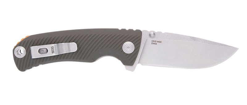 S.O.G SOG11060143 Tellus ATK 3.50" Folding Clip Point Plain...