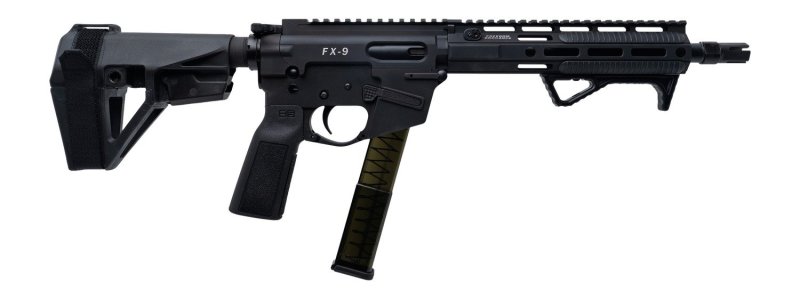 Freedom FX9P10E 9mm 10in Black SBA5 Tactical Brace