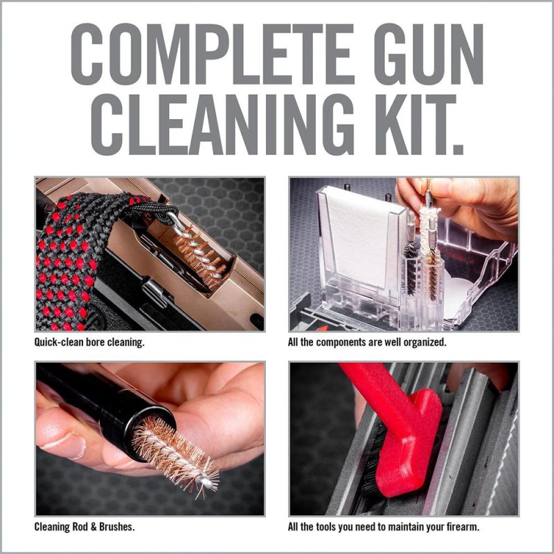 Real Avid AVGBMK243 Gun Boss Multi-Kit .243/.260/6.5mm Cleaning Kit