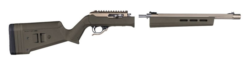 Magpul MAG760-ODG Hunter X-22 Stock OD Green for Ruger 10/22 Takedown
