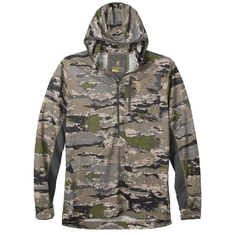 Browning Early Season Hooded Shirt 2XL Lightweight Polyester 50+ UPF