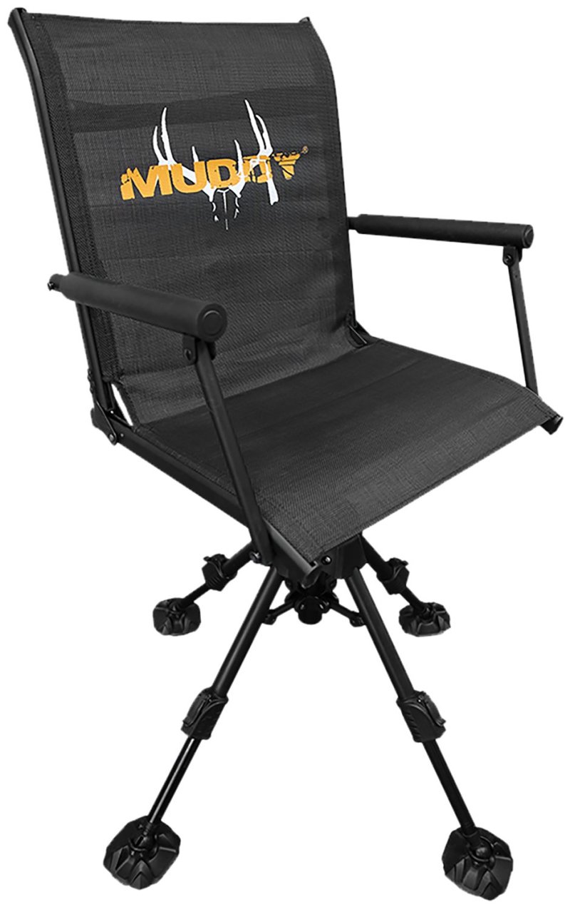 Muddy MUDMGS400AL Swivel- Ease XT Ground Seat Black Flex-Tek/Steel