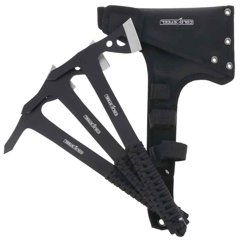Cold Steel CSTH175AX3PK 1.75In 420SS Black Oxide Set of 3