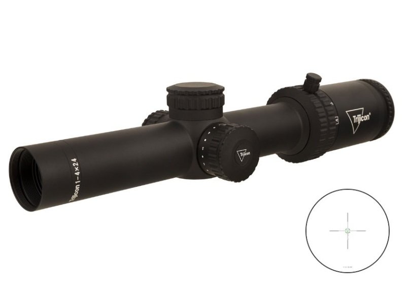 Trijicon Credo CR424-C-2900014 1-4x24mm .223 30mm Matte Black Scope